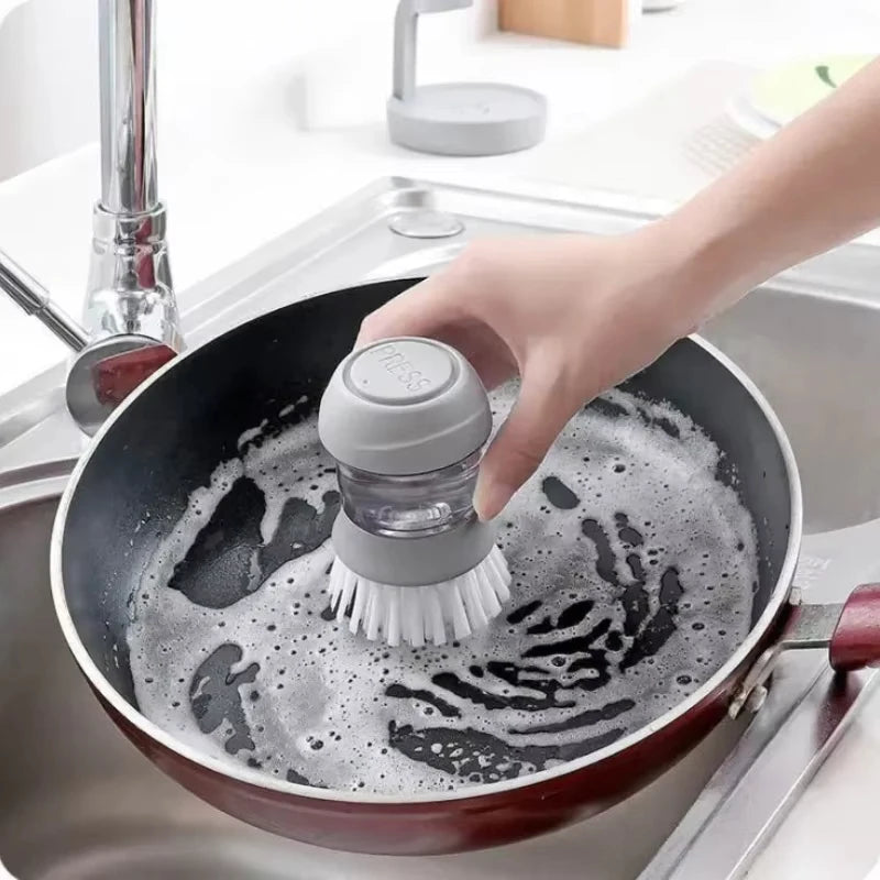 Palm Soap Dish Brush