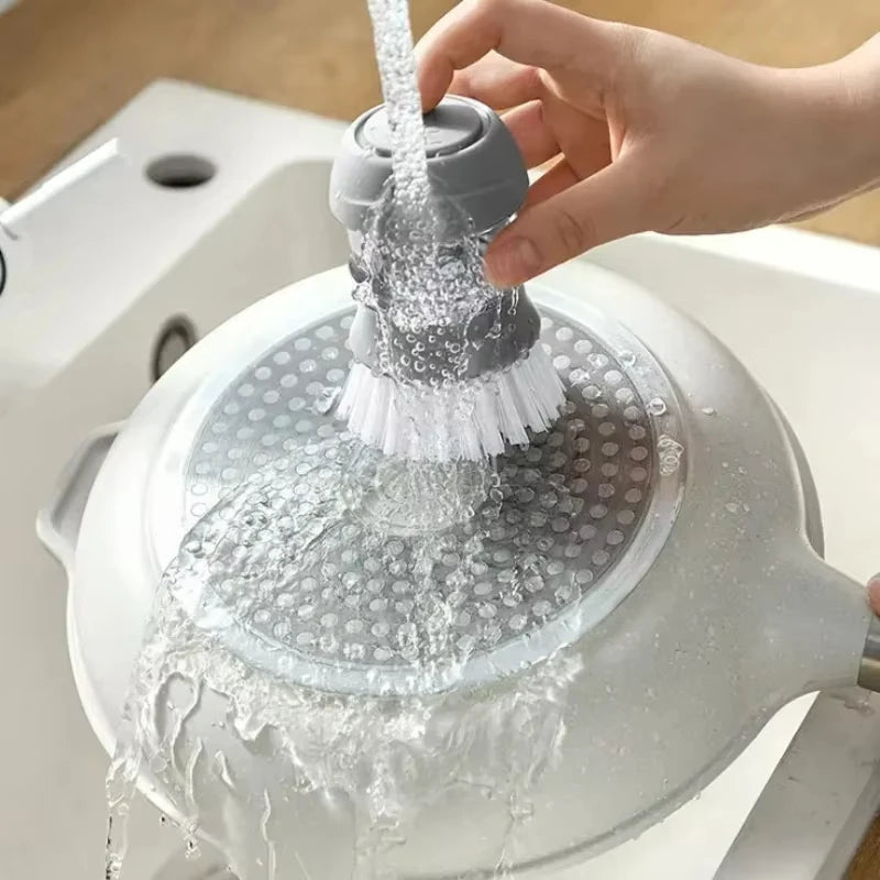 Palm Soap Dish Brush
