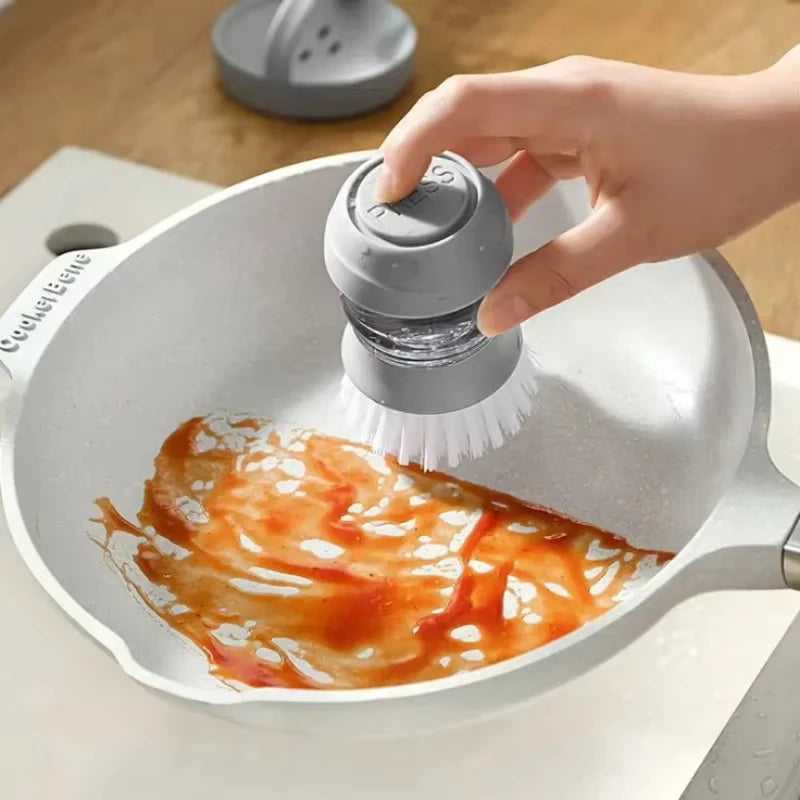 Palm Soap Dish Brush